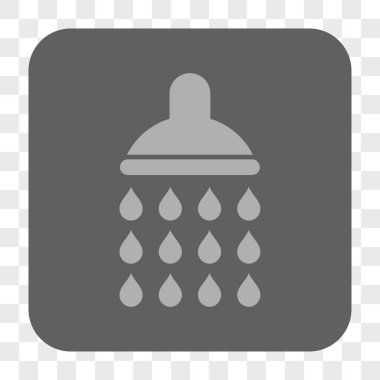 Duş yuvarlak kare düğme