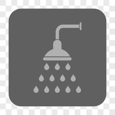 Duş yuvarlak kare düğme