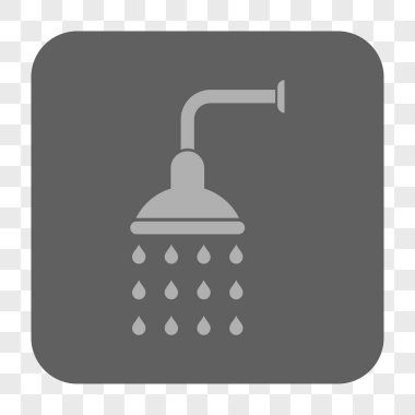 Duş yuvarlak kare düğme