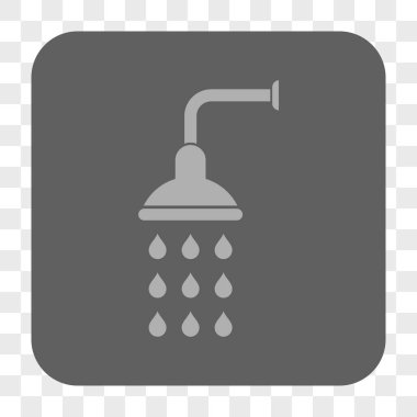 Duş yuvarlak kare düğme