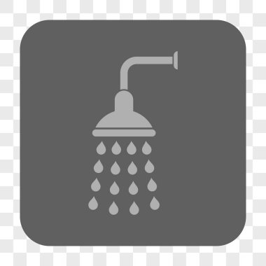 Duş yuvarlak kare düğme