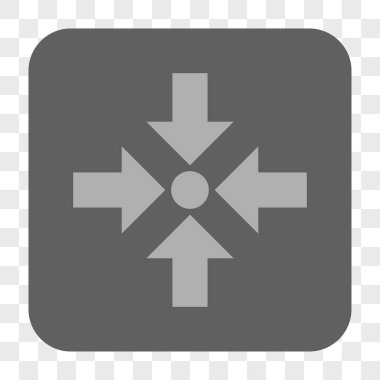 Çekmek yuvarlak okları kare düğme