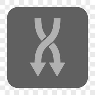 Yuvarlatılmış Kare düğme aşağı okları shuffle