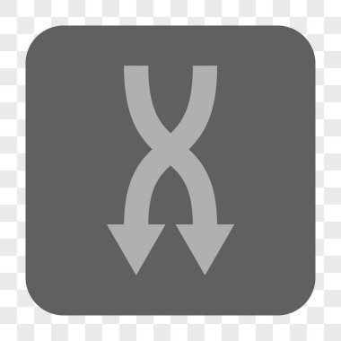 Yuvarlatılmış Kare düğme aşağı okları shuffle