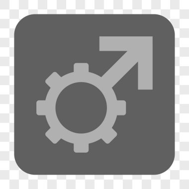 Teknolojik Potence yuvarlak kare düğme