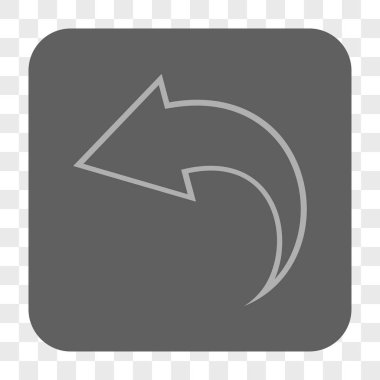 Yuvarlatılmış Kare düğme geri al