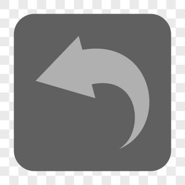 Yuvarlatılmış Kare düğme geri al