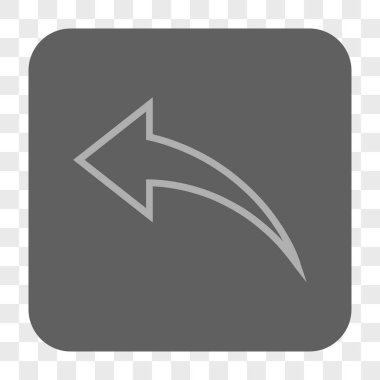 Yuvarlatılmış Kare düğme geri al