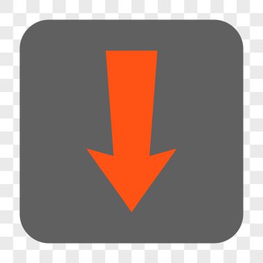 Yuvarlatılmış Kare düğme aşağı ok