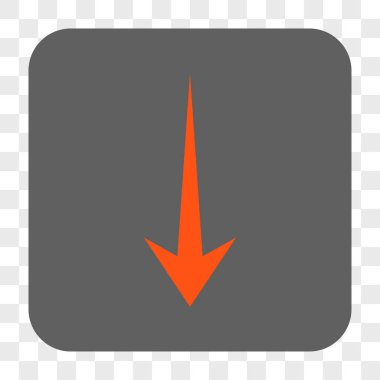 Yuvarlatılmış Kare düğme aşağı ok