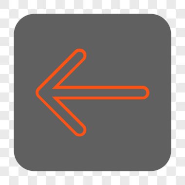 Ok sol yuvarlak kare düğme