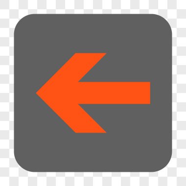 Ok sol yuvarlak kare düğme