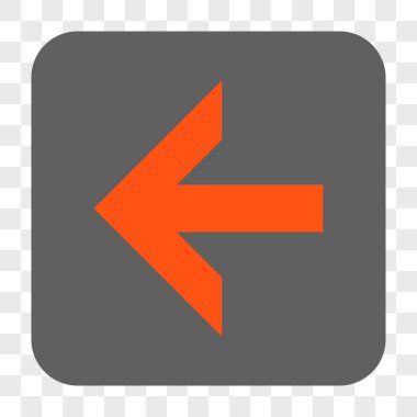 Ok sol yuvarlak kare düğme