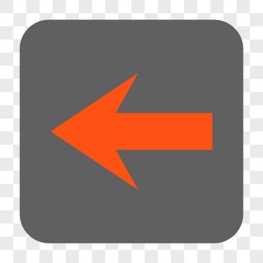 Ok sol yuvarlak kare düğme