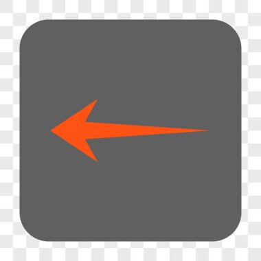 Ok sol yuvarlak kare düğme