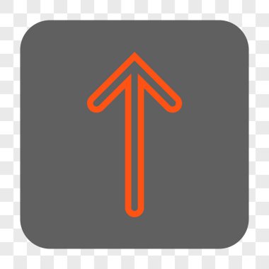 Yuvarlatılmış Kare düğmesini yukarı ok