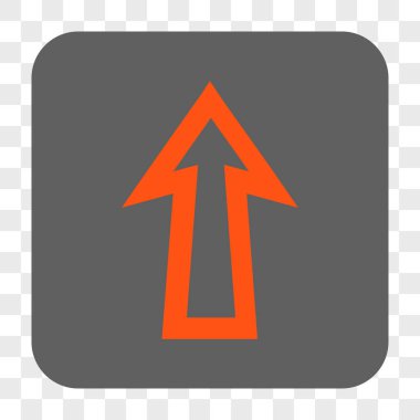 Yuvarlatılmış Kare düğmesini yukarı ok