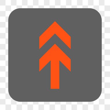 Yuvarlatılmış Kare düğmesini yukarı ok