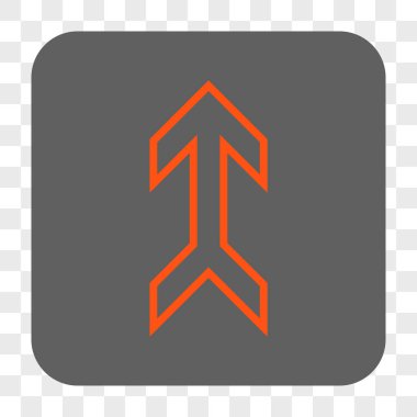 Yuvarlatılmış Kare düğmesini yukarı ok