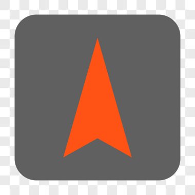 Yuvarlatılmış Kare düğmesini yukarı ok ucu