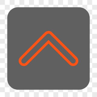 Yuvarlatılmış Kare düğmesini yukarı ok ucu