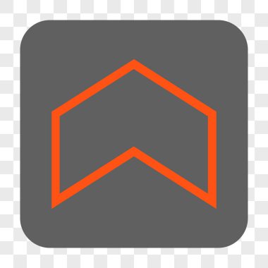 Yuvarlatılmış Kare düğmesini yukarı ok ucu