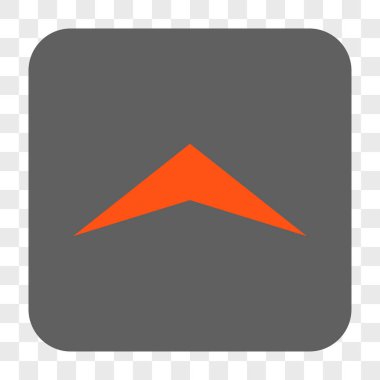 Yuvarlatılmış Kare düğmesini yukarı ok ucu