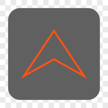 Yuvarlatılmış Kare düğmesini yukarı ok ucu