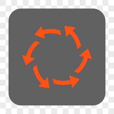 Santrifüj okları yuvarlak kare düğme