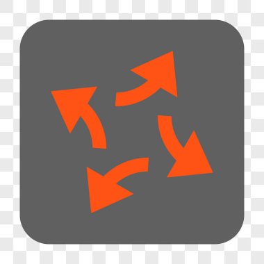 Santrifüj okları yuvarlak kare düğme