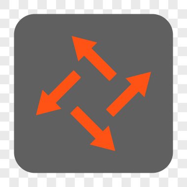 Santrifüj okları yuvarlak kare düğme