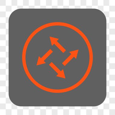 Santrifüj okları yuvarlak kare düğme