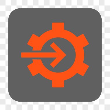 COG Tümleştirme yuvarlak kare düğme