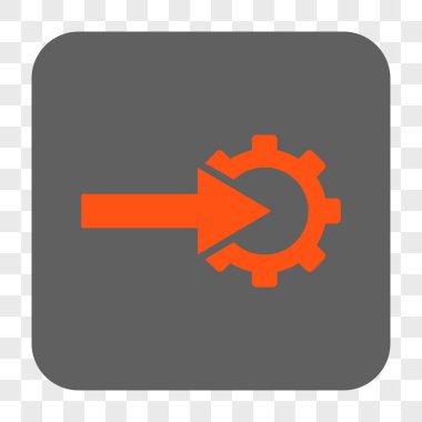 COG Tümleştirme yuvarlak kare düğme