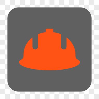 İnşaat kask yuvarlak kare düğme