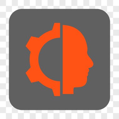 Cyborg dişli yuvarlak kare düğme