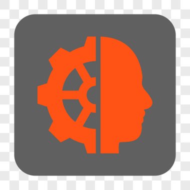 Cyborg dişli yuvarlak kare düğme