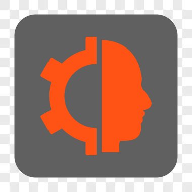 Cyborg dişli yuvarlak kare düğme