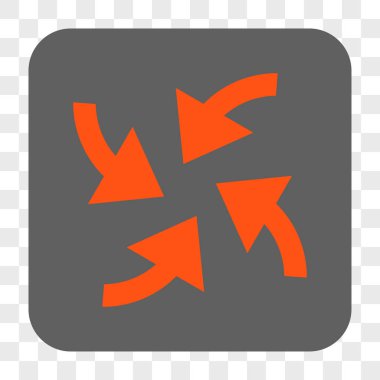 Siklon okları yuvarlak kare düğme