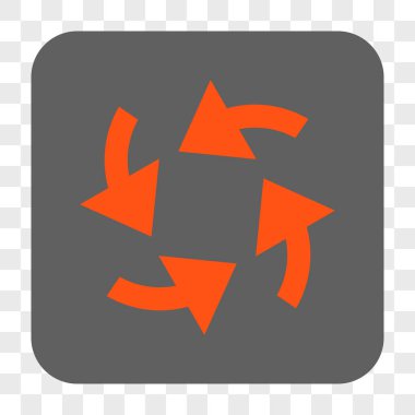 Siklon okları yuvarlak kare düğme