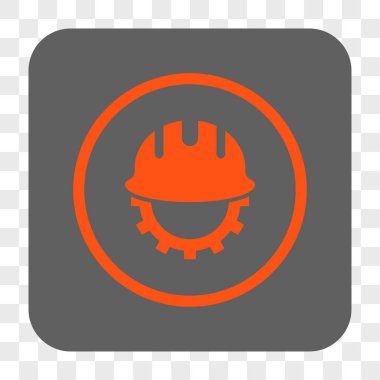 Geliştirme Hardhat yuvarlak kare düğme