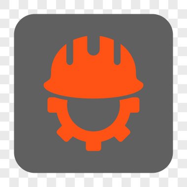 Geliştirme Hardhat yuvarlak kare düğme