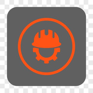 Geliştirme Hardhat yuvarlak kare düğme