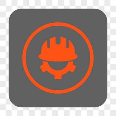 Geliştirme kask yuvarlak kare düğme