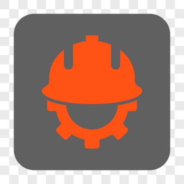 Geliştirme kask yuvarlak kare düğme