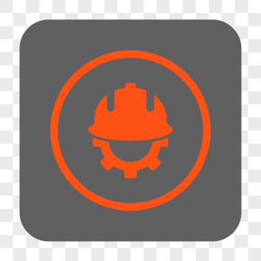 Geliştirme kask yuvarlak kare düğme