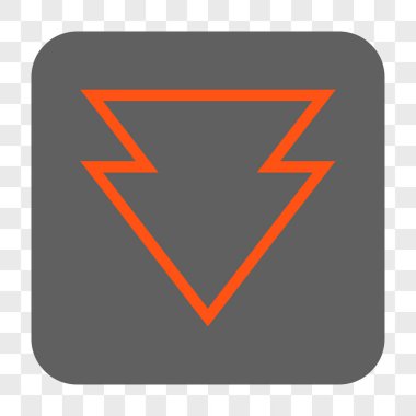 Yuvarlatılmış Kare düğme aşağı yön