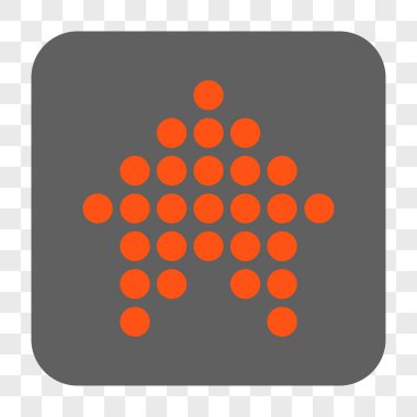 Yuvarlatılmış Kare düğmesini yukarı noktalı ok