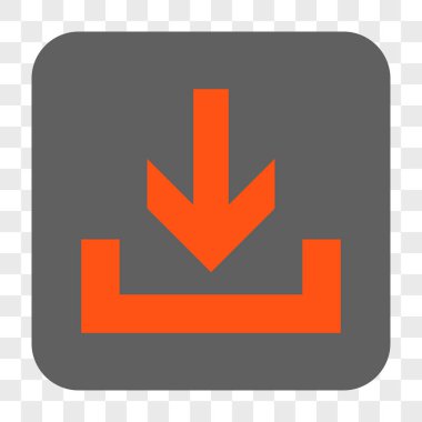 Yüklemeler yuvarlak kare düğme