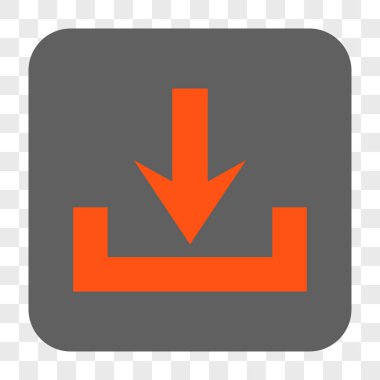 Yüklemeler yuvarlak kare düğme